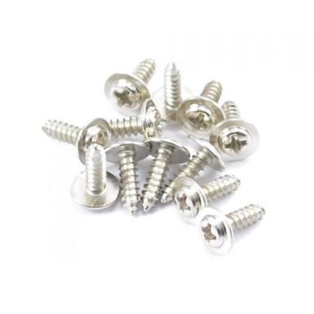 Viti autofilettanti testa flangiata 2x6 mm 10pz